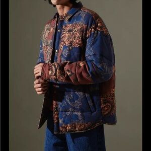 BDG Quilted Shirt Jacket